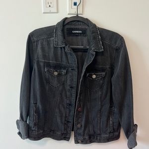 EXPRESS black jean jacket